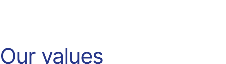 Our values