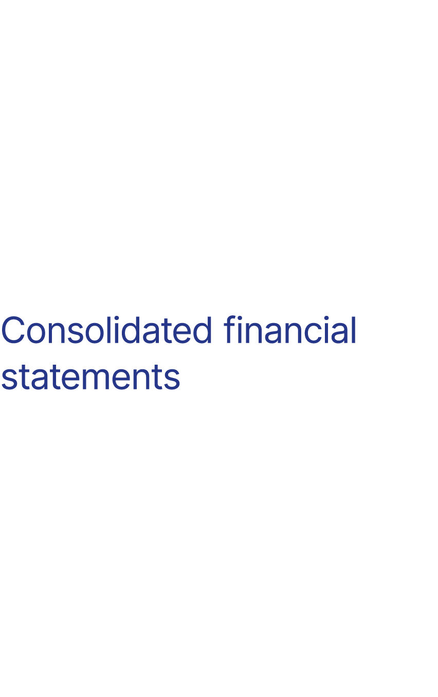 Consolidated financial statements