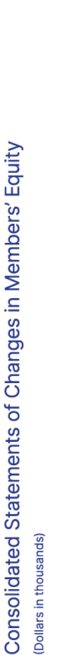 Consolidated Statements of Changes in Members’ Equity (Dollars in thousands)