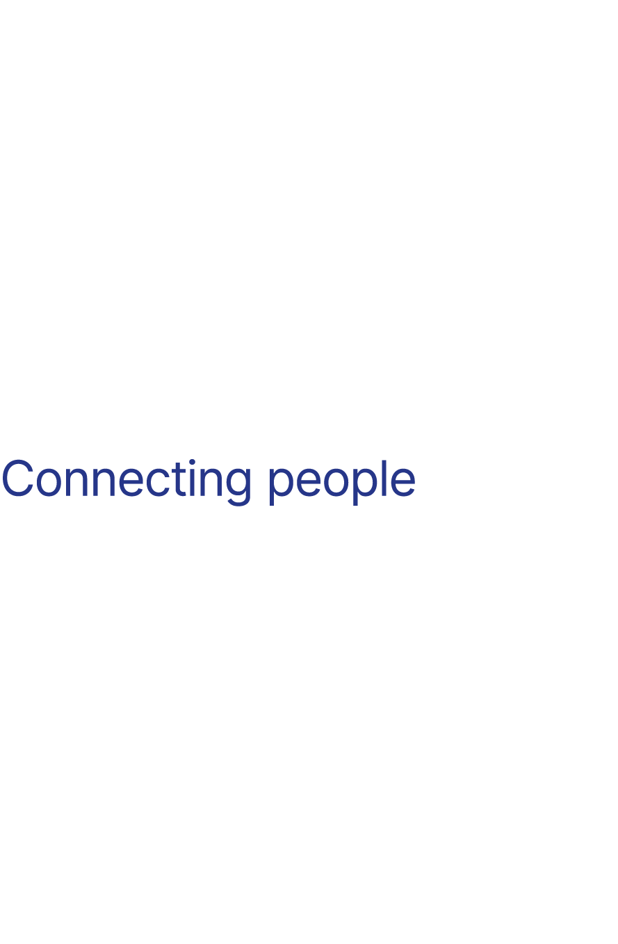 Connecting people