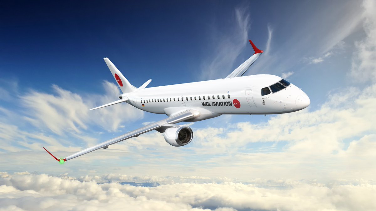 WDL Embraer E190 Flying